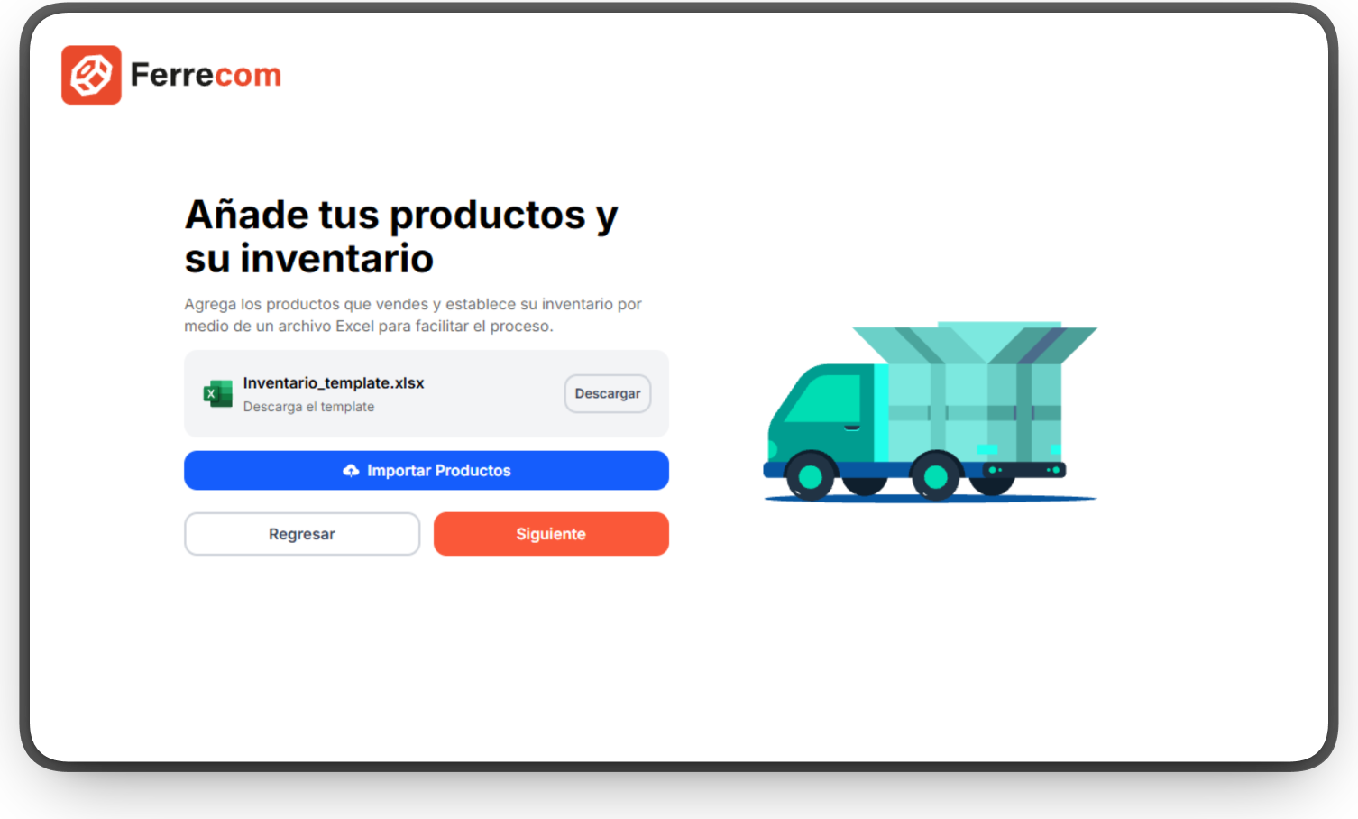 Ferrecom dashboard